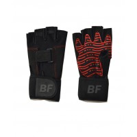 Weightlifting Gloves with Wrist Wrap Men Gym Workout Gloves